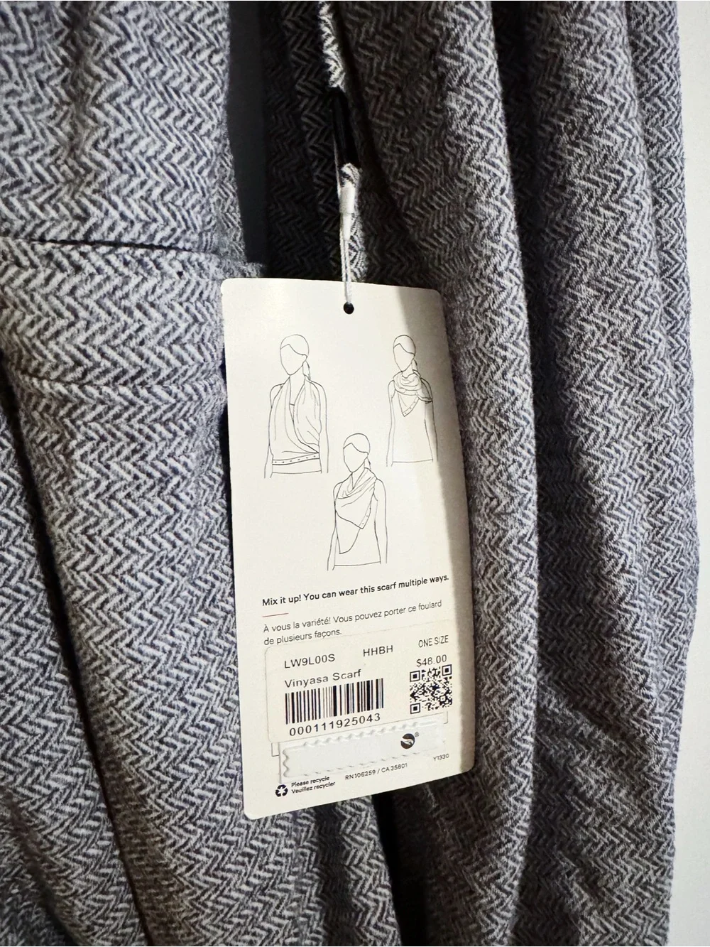 Lululemon - Scarf Vinyasa Herringbone